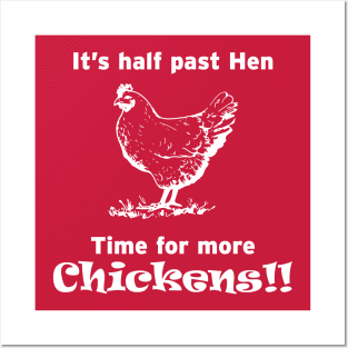Half Past Hen Posters and Art